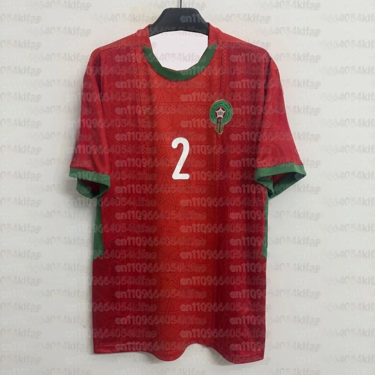 Morocco 2025 Home and Away Soccer Jersey Set, 3D Printed, Short Sleeve, for Outdoor Sports, Adult and Kids T-shirt