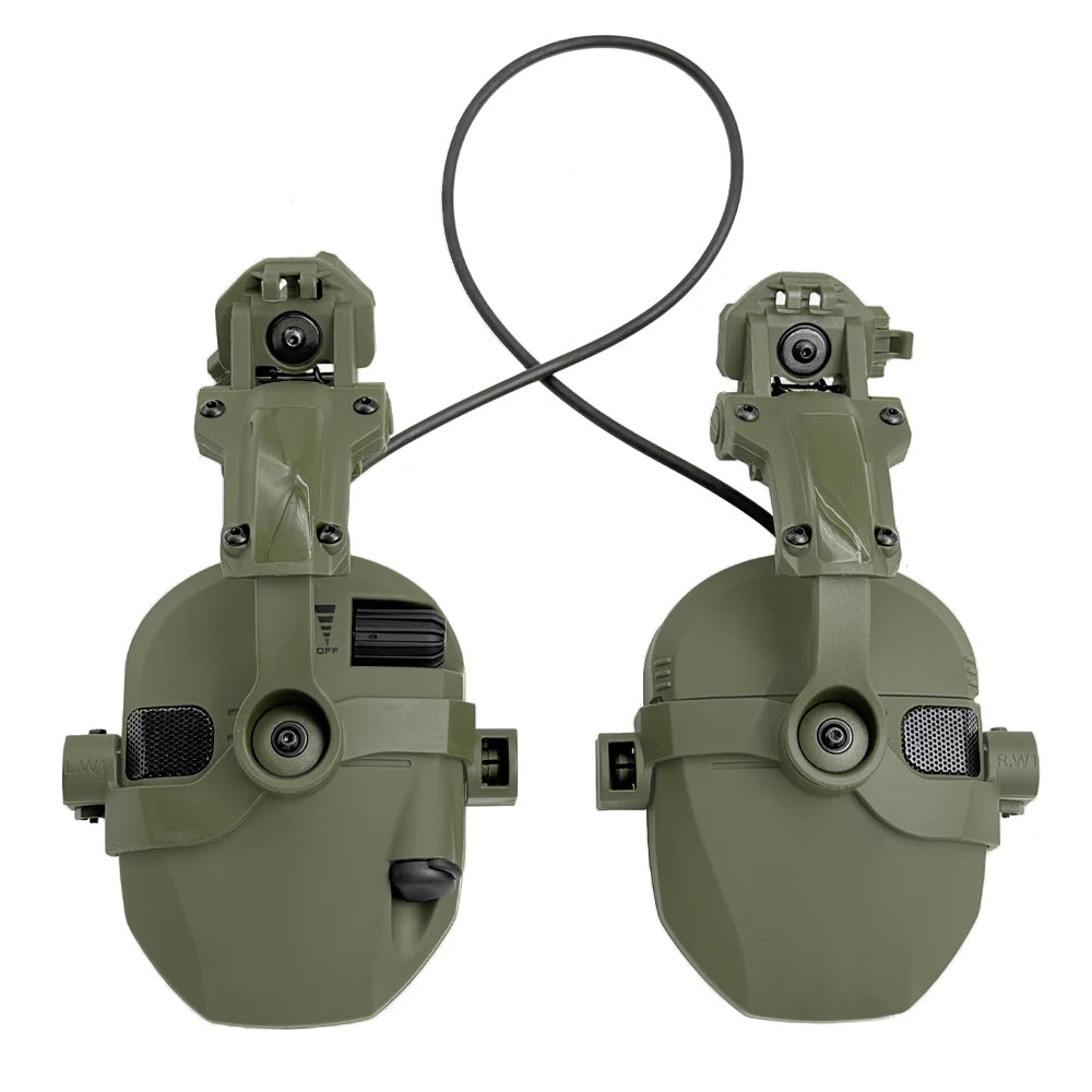 Casque de tir tactique pour l'extérieur, protection auditive électronique, réduction active du bruit, casque de chasse