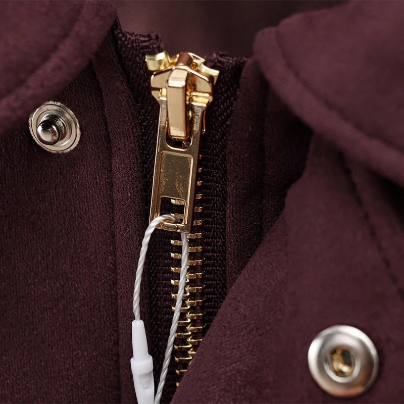 HXAO femmes Bomber veste revers fermeture éclair manches longues veste en daim femmes 2025 haute rue recadrée vestes de course manteaux vêtements d'extérieur