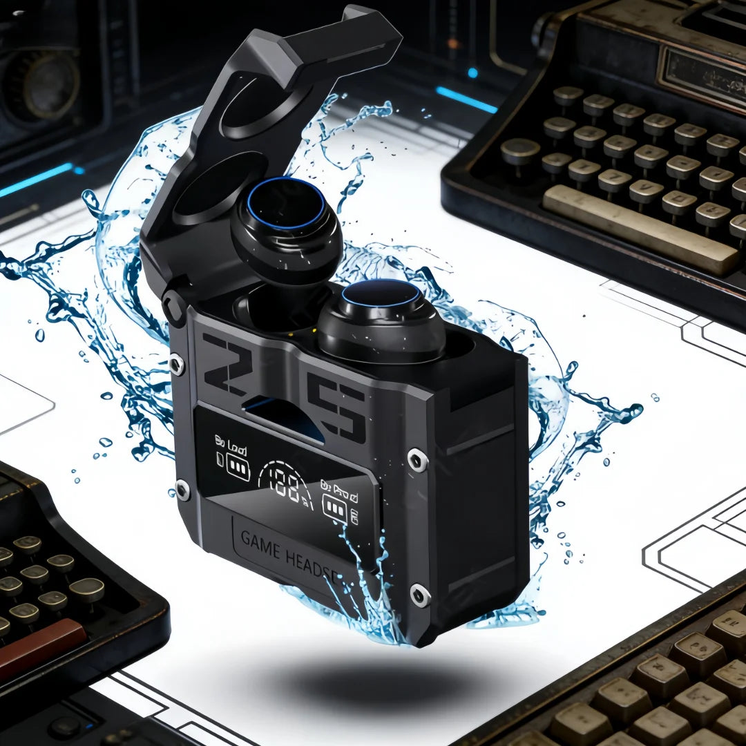 Auriculares inalámbricos M25 TWS con control táctil Bluetooth, reducción de ruido estéreo, auriculares impermeables