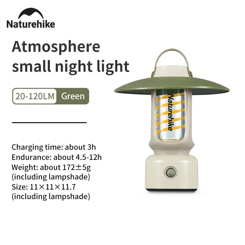 Naturehike rétro lanterne atmosphère lumière Camp lumière extérieure Camping lumière Camping cheval lumière charge tente lumière éclairage