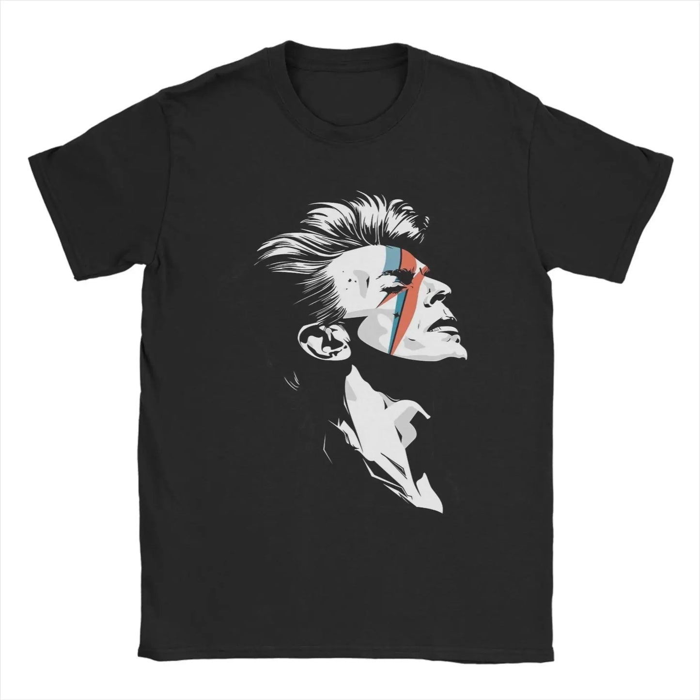 Camiseta informal D-Davids Bowied de cuello redondo, estampada, extragrande, estilo gótico, de algodón, nueva colección