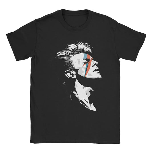 T-shirt décontracté col rond imprimé — surdimensionné, style gothique, coton, nouvelle collection