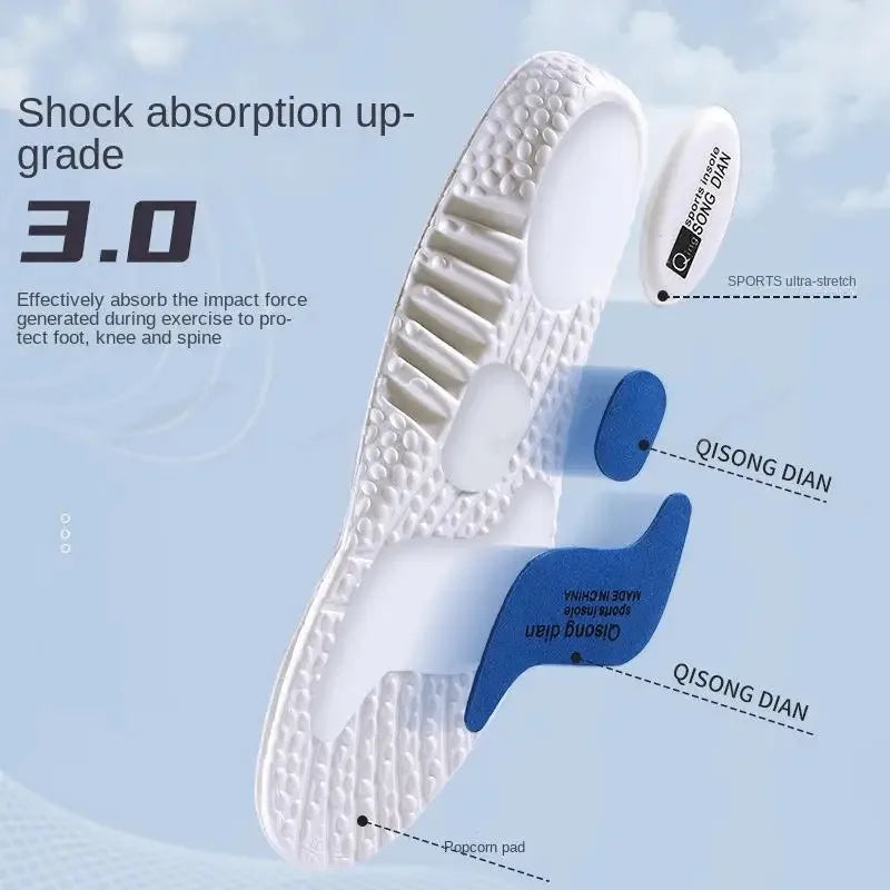 Semelles Intérieures Sport Orthopédiques — Absorption Chocs, Fasciite Plantaire, Homme & Femme