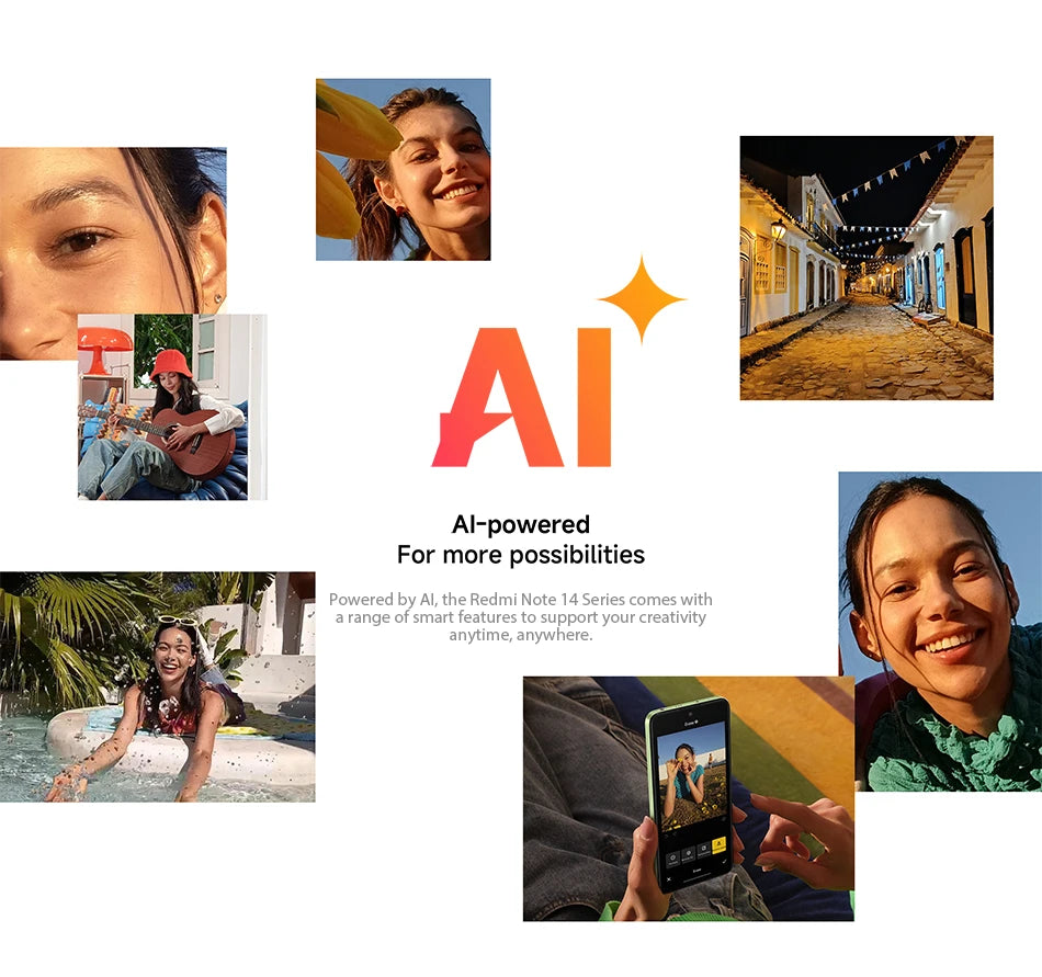 Version Globale Redmi Note 14 4G Smartphone MediaTek Helio G99-Ultra NFC Appareil Photo 108MP Écran AMOLED 6,67'' Batterie 5500mAh