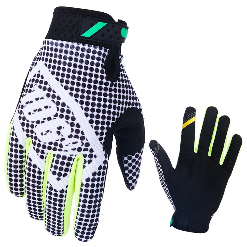 Gants de moto avec support d'écran tactile pour hommes et femmes, sports de plein air, tout-terrain, descente, VTT, DH, MX, VTT