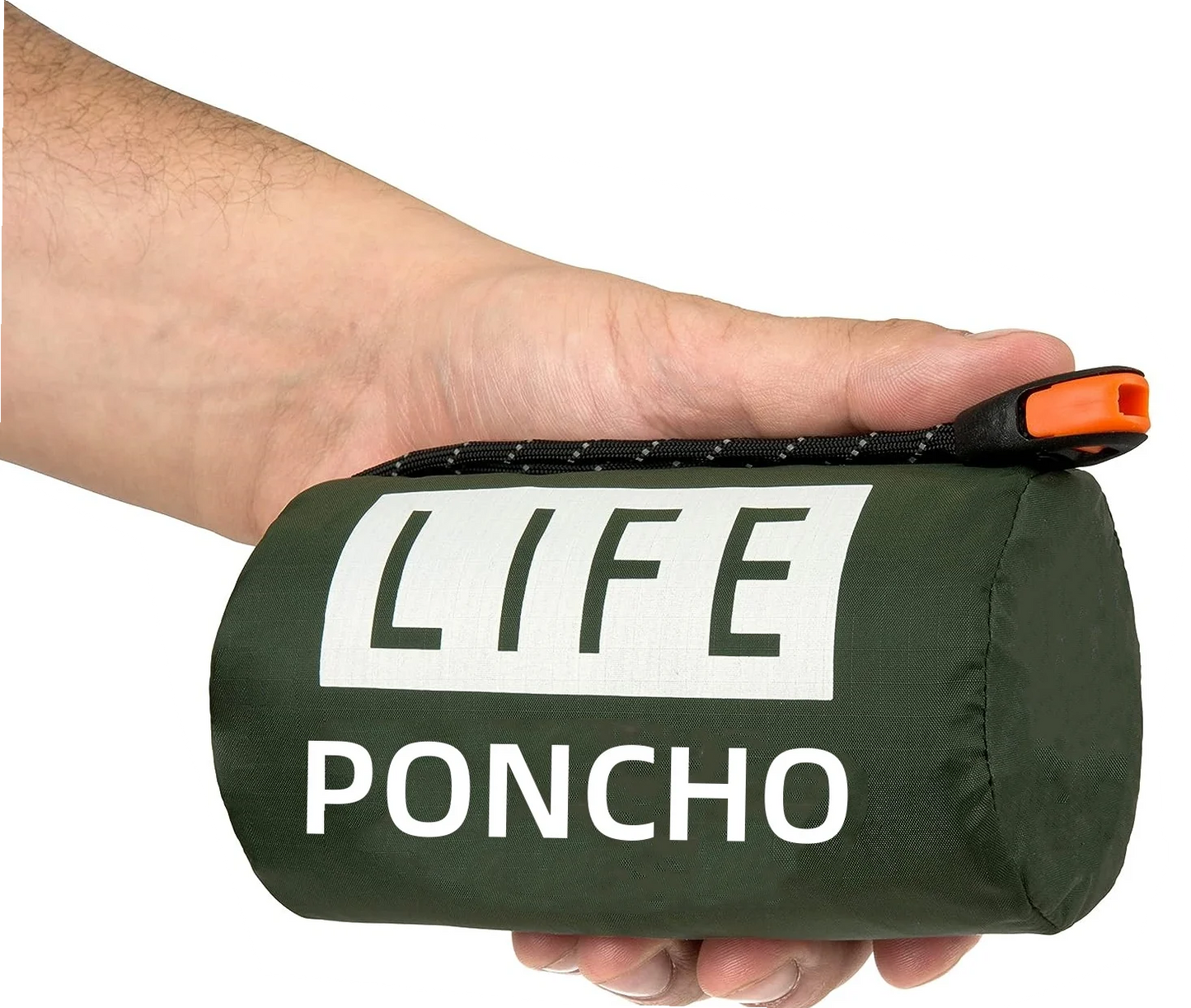 LIFE poncho de survie d'urgence Poncho de pluie couverture spatiale de survie thermique imperméable réfléchissant thermique imperméable pour le camping randonnée