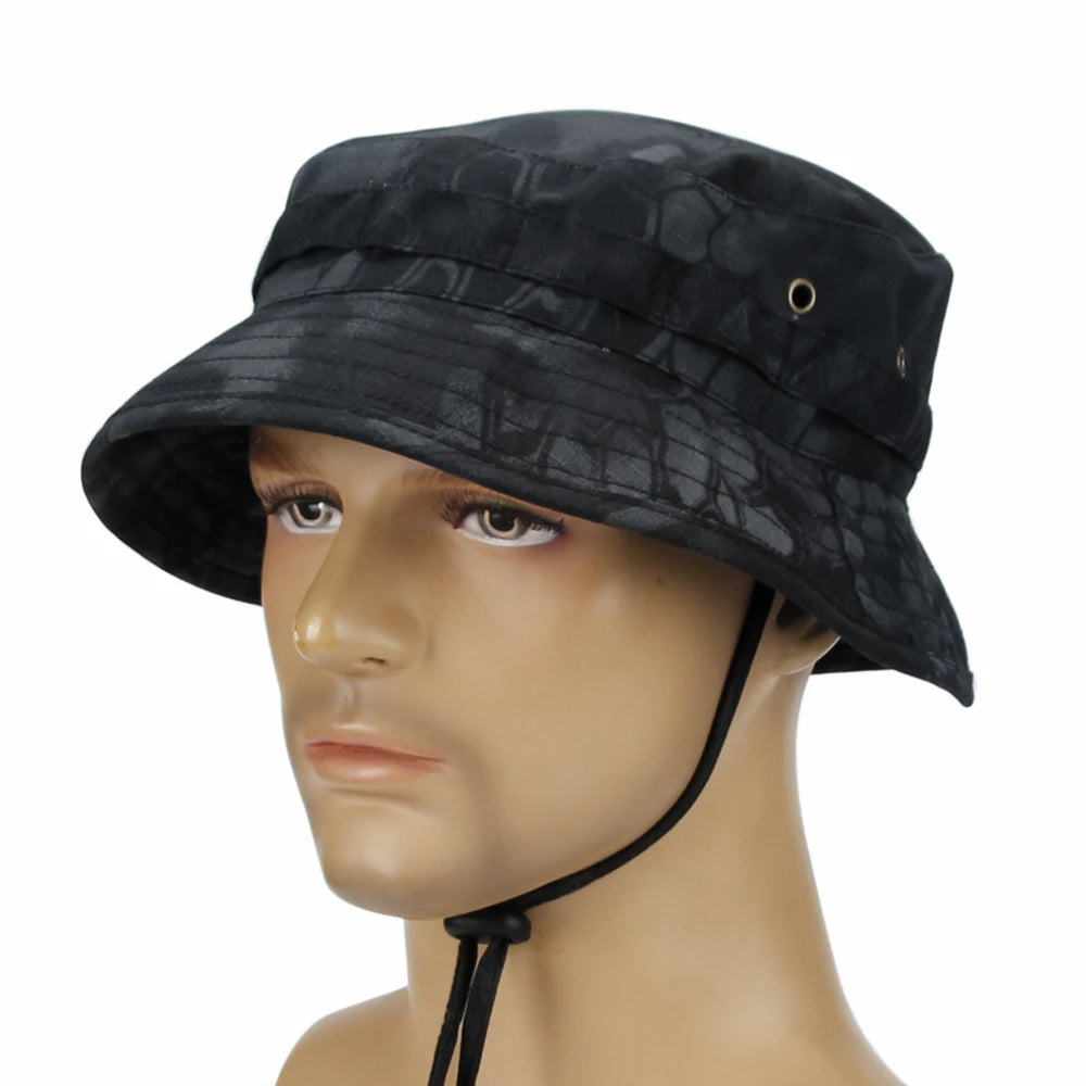 Chapeau Boonie Camouflage Pliable — Pêche, Chasse, Randonnée & Plage