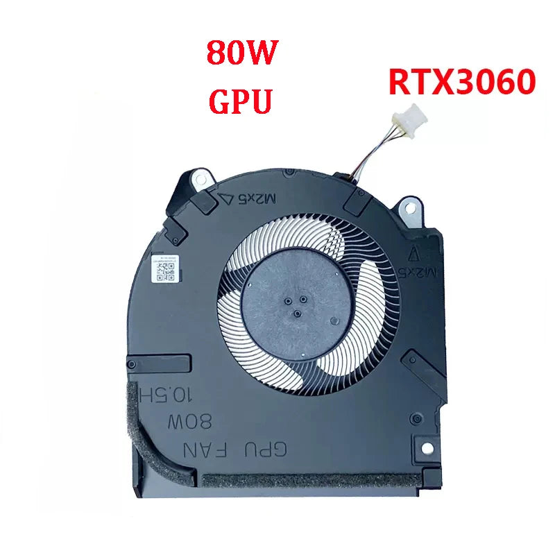 Nouveau véritable ventilateur de refroidissement CPU GPU pour ordinateur portable pour HP Victus 7/8 16-D 16-E TPN-Q263 Q264 M75721 M75723 M7572 80W 60W