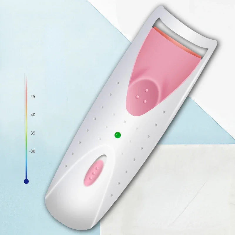 Recourbe-Cils Chauffant Électrique — Maquillage Longue Durée & Permanente Femme