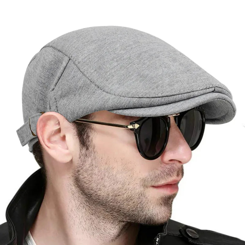 2025 New Fashion Solid Color Beret Men Women Warm Wild Hat Spring and Autumn Cotton Berets Hip Hop Hats Cap