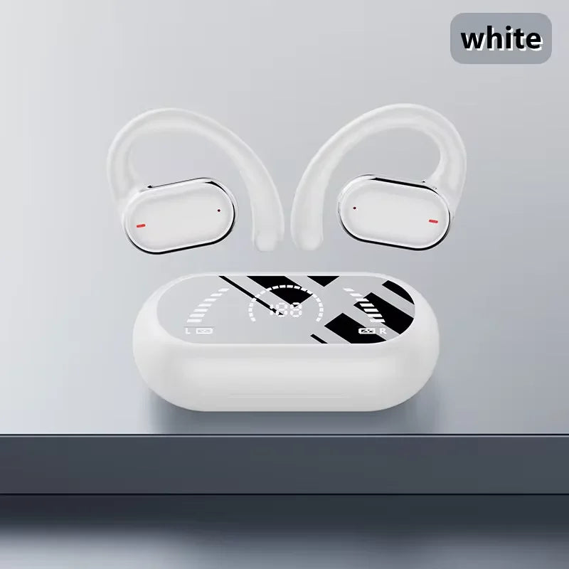 X91 OWS Auriculares de gancho Bluetooth 5.3 Baja latencia Juego Deportes Auriculares HiFi Estéreo Reducción de ruido Auriculares