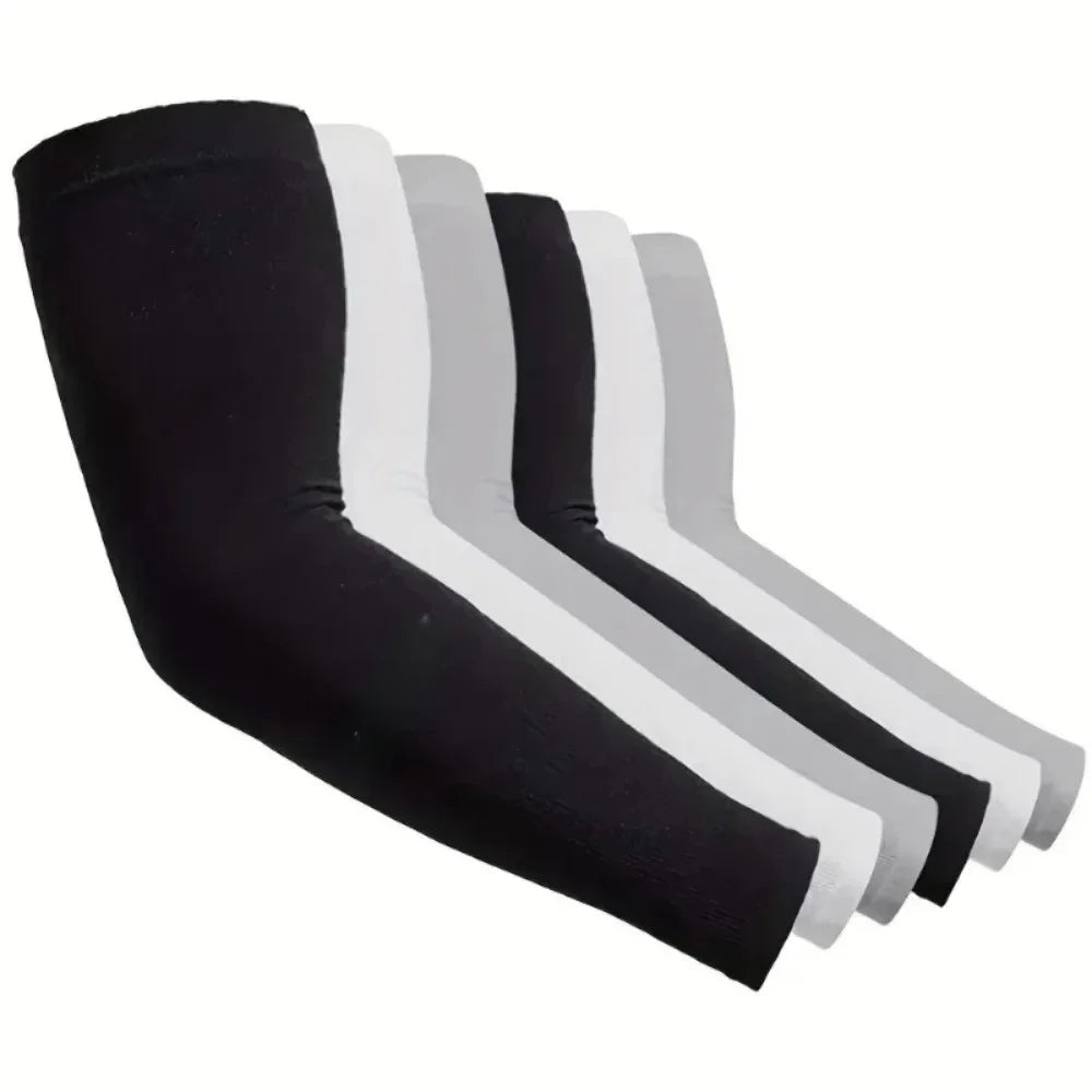 3 paires de manchons de protection solaire UV pour les bras – Protection respirante, utilisables pour la conduite, les sports, la randonnée et les activités estivales en plein air