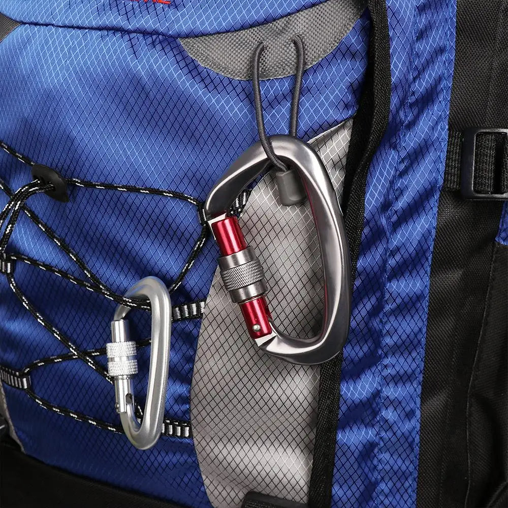 Accessoires de verrouillage principal de sécurité en aluminium de qualité, équipement de protection d'alpinisme, mousqueton professionnel, crochets pour clés d'escalade