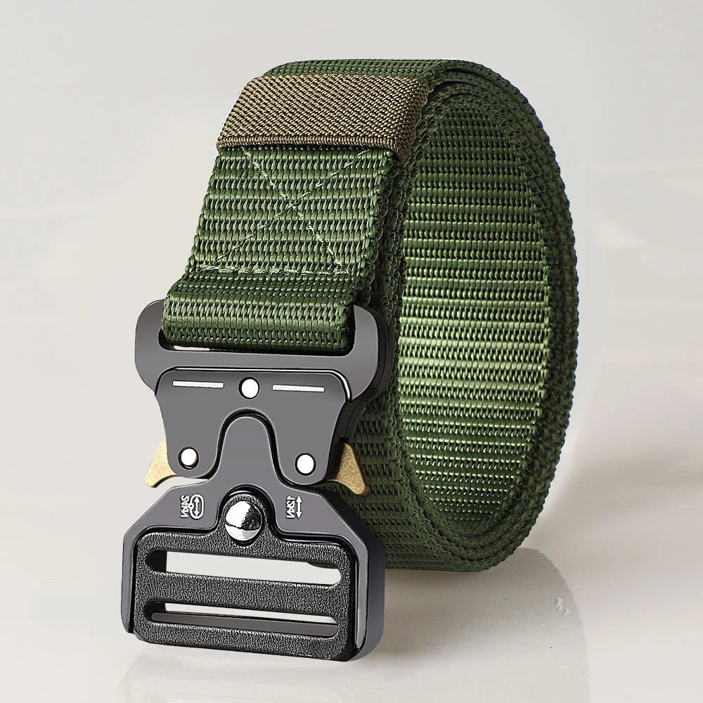 Cinturones tácticos multiusos para hombre – Diseño duradero y ajustable – Para amantes de los deportes al aire libre, combina con pantalones vaqueros, para hombres y mujeres