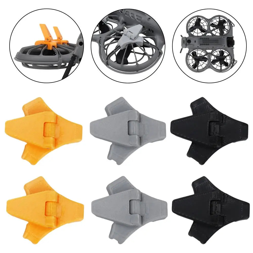 Tren de aterrizaje plegable y lente para Dron DJI Neo 2, juego de películas antiarañazos, extensión de pierna que aumenta la altura, accesorios para Dron