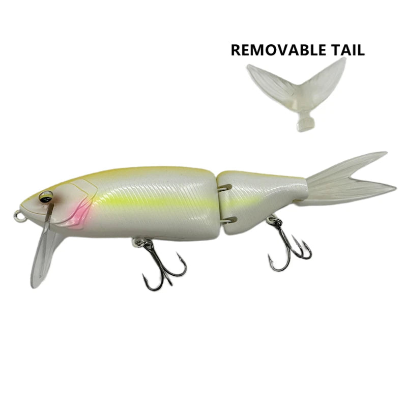 Leurre Flottant Truite Vairon Articulé — Jerkbait Swimbait Brochet & Prédateur