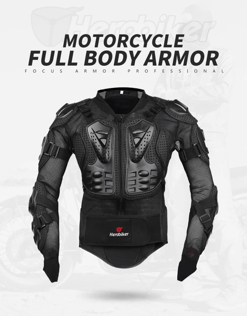Veste de Motocross pour hommes, armure corporelle, armure de Moto, résistante à l'usure, Anti-chute, veste de course de vélo, Protection de Moto