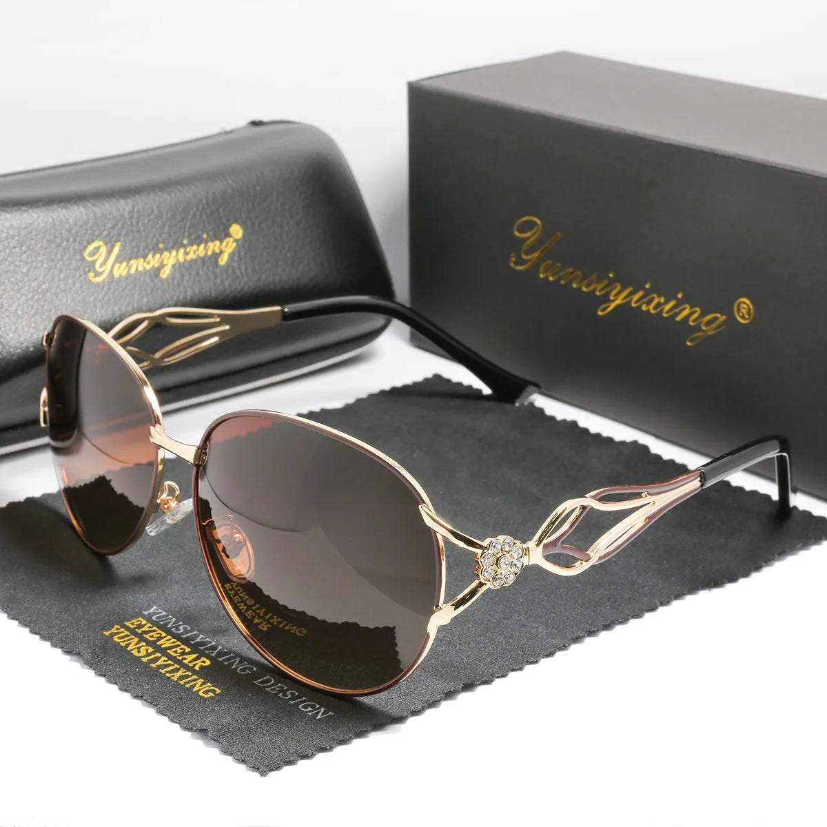 Lunettes de soleil femme polarisées papillon — UV400, conduite, mode, 2023