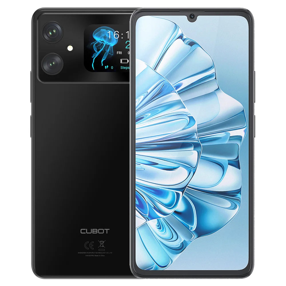 Cubot A20 Smartphone Android 14 — 12 Go RAM, 128 Go, Écran 6,74" 90Hz, 5100 mAh, 48 MP, 4G
