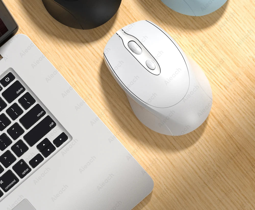 Souris Bluetooth sans fil Portable compacte ergonomique 2.4G USB silencieuse 1600DPI 500mAh Rechargeable pour PC tablette ordinateur Portable MacBook