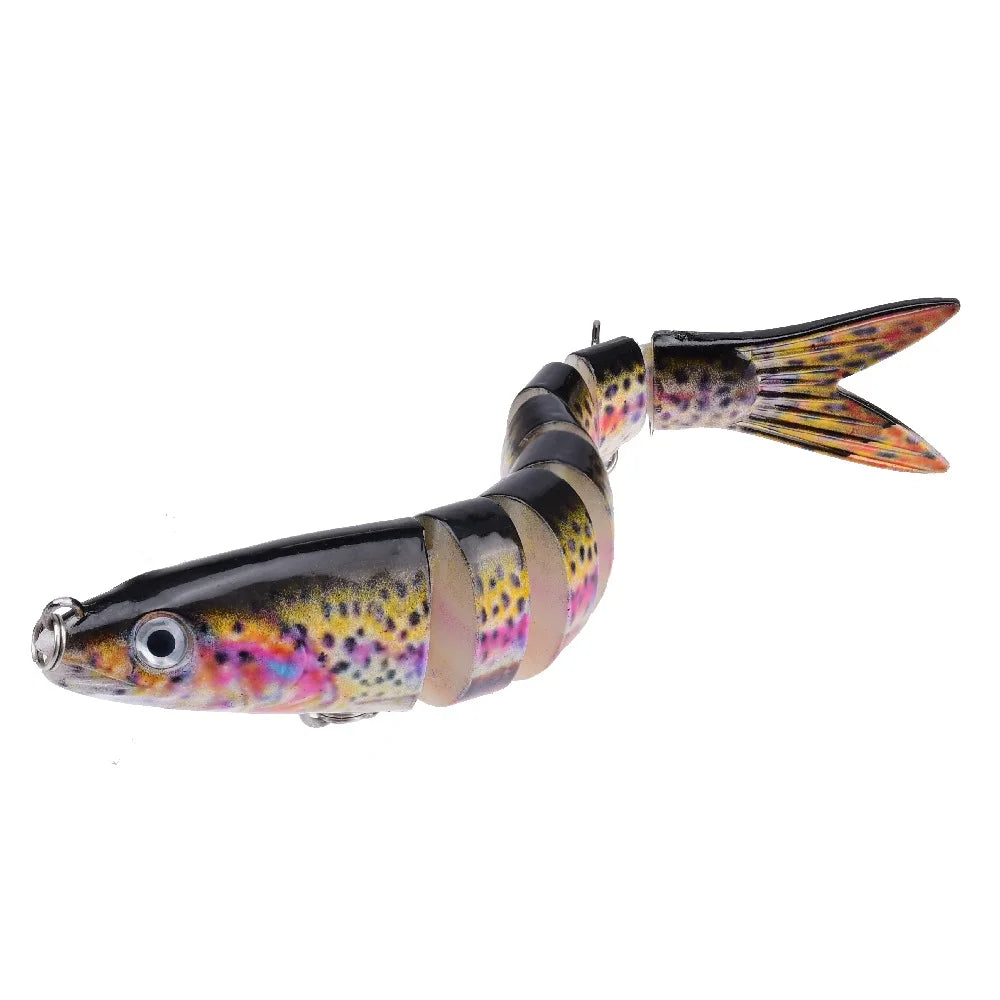 13.5 cm/19g coulant Swimbait manivelle leurre de pêche ensemble de Wobblers pour brochet appâts artificiels Kit matériel de pêche