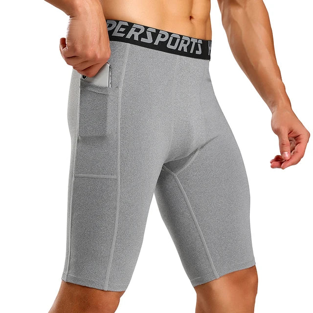 2025 Shorts de Compression hommes vêtements de Sport d'été collants d'entraînement Leggings de Fitness de gymnastique pantalons courts bas de Sport Shorts de course hommes