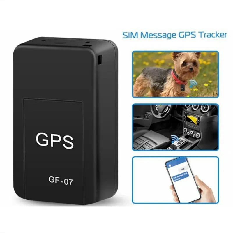 Motorcycle and Car GPS Tracker GF07, Mini Magnetic Vehicle Tracker for Pets, Children and the Elderly, GPS Position App