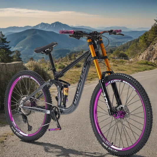 26/27.5-inch Downhill Mountain Bike 2025 New Aluminum Alloy Softail Double Oil Brake Shock Absorption Mountain Bike