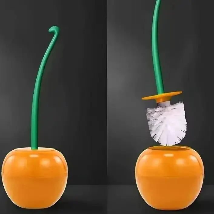 Juego de escobillero rojo, creativo y encantador, sin forma, accesorios de baño, 1 pieza
