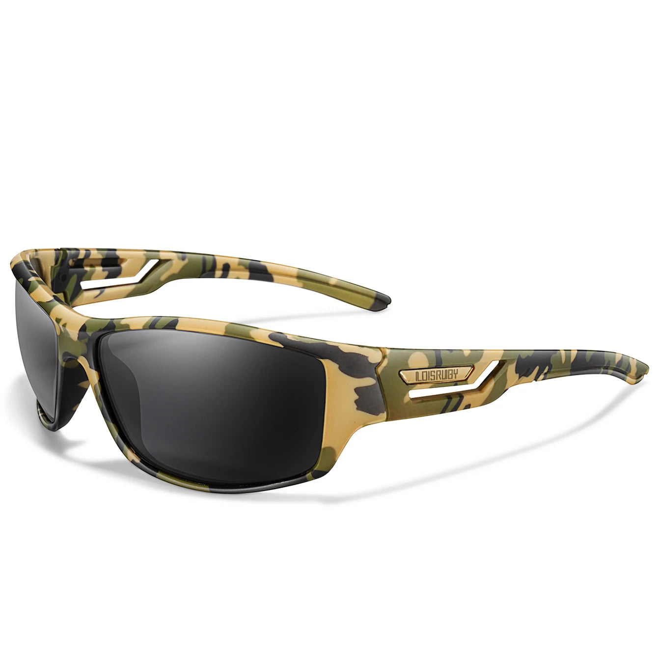 Lunettes de pêche polarisées camouflage — conduite, sports de plein air, cyclisme, course, UV400