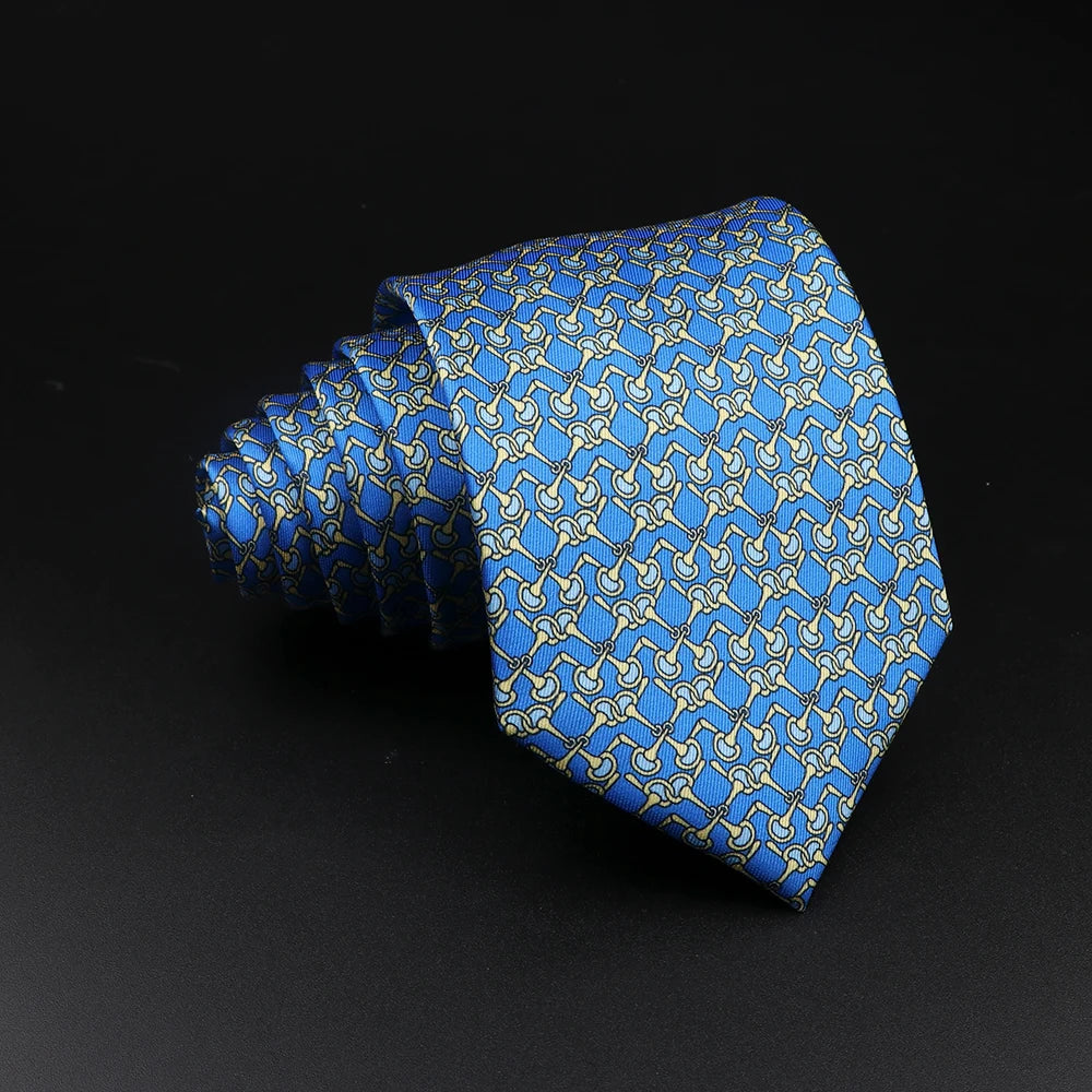 51 Styles Men's Silk Ties Jacquard Striped Plaid Floral Tie Accessories Daily Wear Shirt Suit Necktie Wedding Party Gift