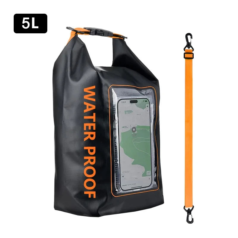 2L 5L sac sec sac de natation écran tactile extérieur étanche Kayak sac de rangement Trekking dérive Rafting surf canotage sac à dos