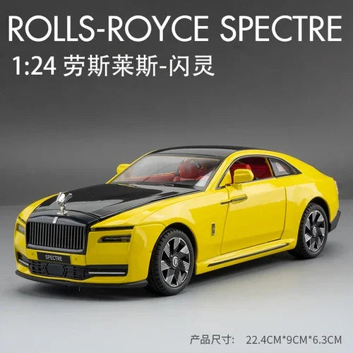 Modèle de voiture 1/24 en alliage — son, lumière, pneus, collection, cadeau enfant