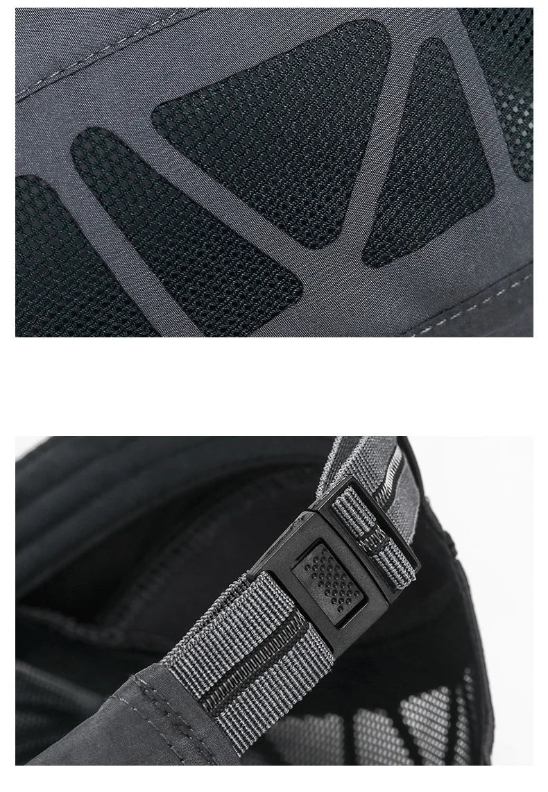 Chapeau de Sport Alphabet pour hommes, nouveau chapeau d'été en maille respirante, ombre à séchage rapide, casquette de protection solaire d'extérieur