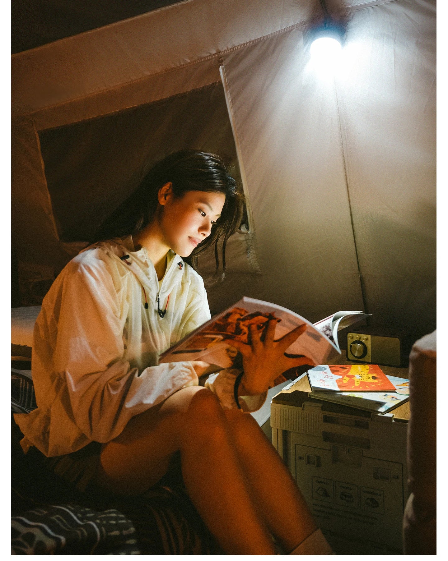 Naturehike – outils d'extérieur, lampes de camping, lampe de poche portable pour randonnée, lampe de tente, étanche IP44, lampes magnétiques, 5 effets d'éclairage