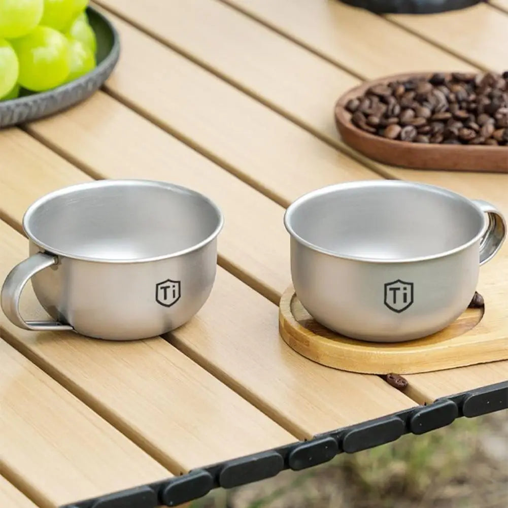 MINI Tasse à eau de camping, tasse à thé et à café portable, équipement de cuisine d'extérieur, tasses de montagne 80/220ml