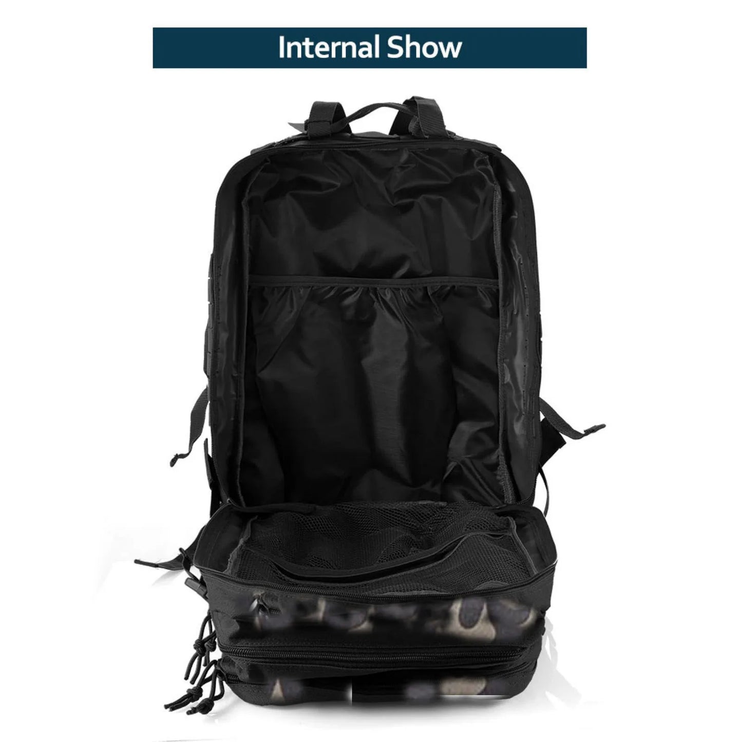 25L/50L robuste en Nylon imperméable à l'eau tactique sport Trekking pêche chasse Camping randonnée sac à dos sacs à dos en plein air
