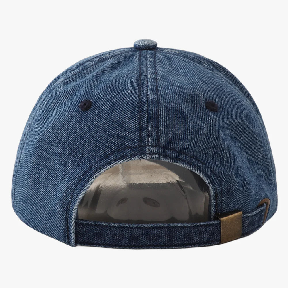 2025 New Vintage Denim Visors Hat Fashion Jean Baseball Cap Unisex Letter Embroidery Hip Hop Snapback Caps Cool Cap