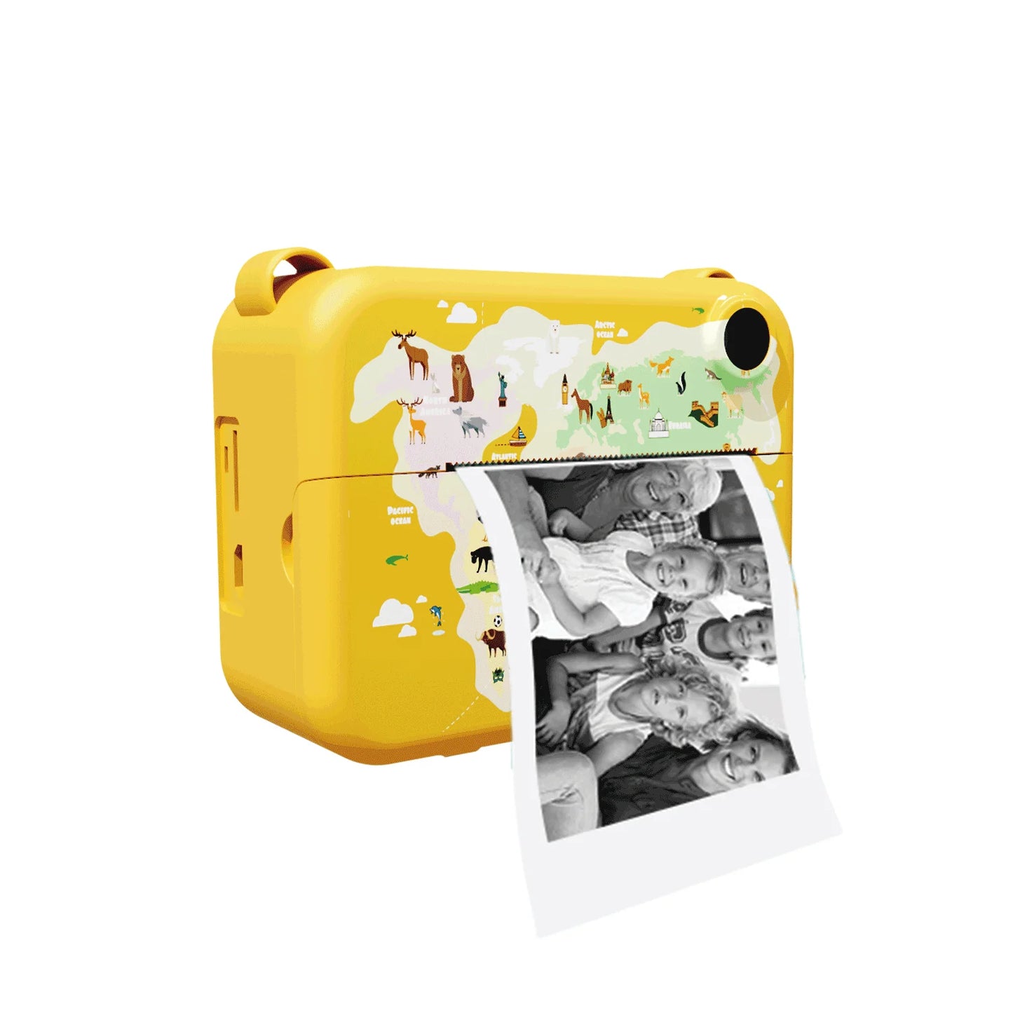 Mini Digital Camera for Kids, Instant Print, Photo, Video Recorder, Thermal Printer, Birthday Gift