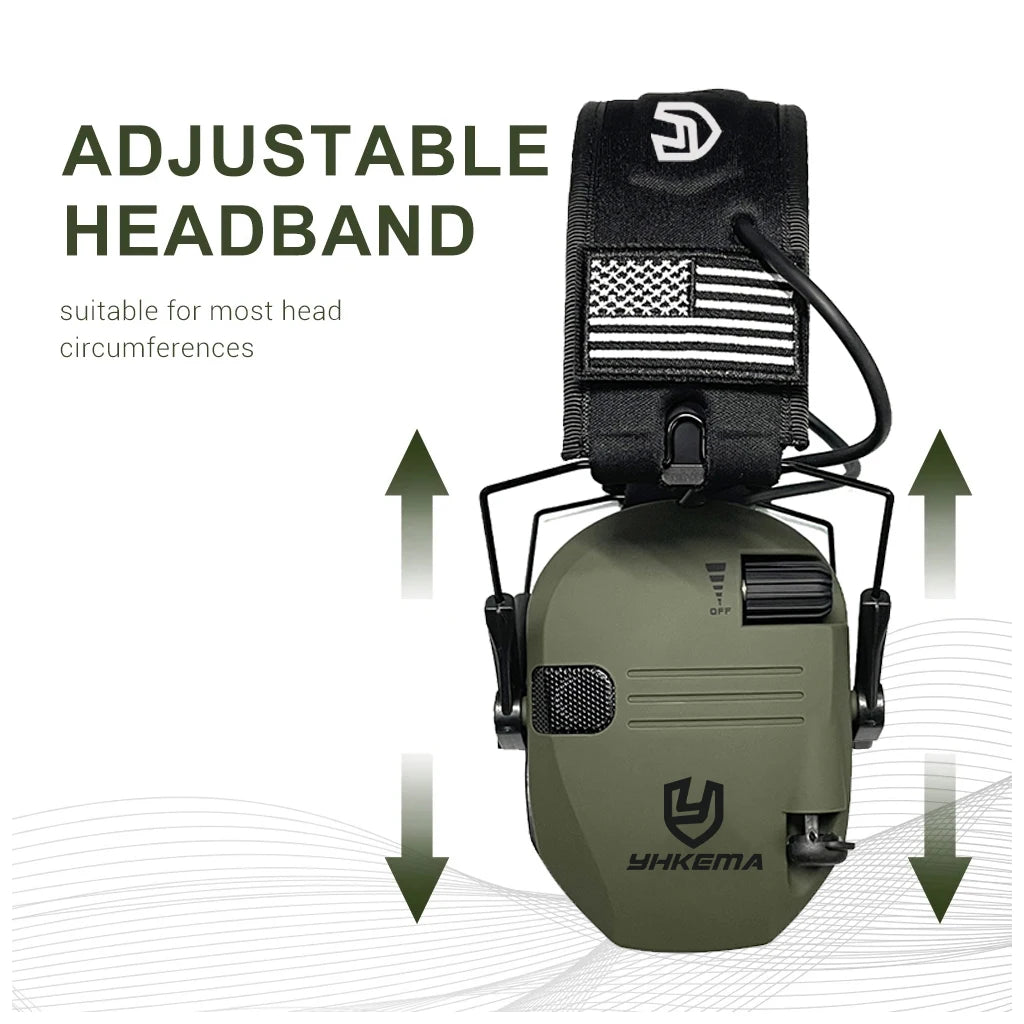 Casque de Protection de sécurité tactique pour Sports de plein air, 23db, Anti-bruit, Impact, Amplification du son, oreille de chasse