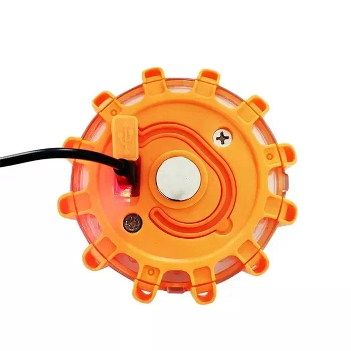 Feux de signalisation LED rechargeables par USB, balises de route, feux d'urgence, balise de sécurité routière, disque clignotant, balise magnétique