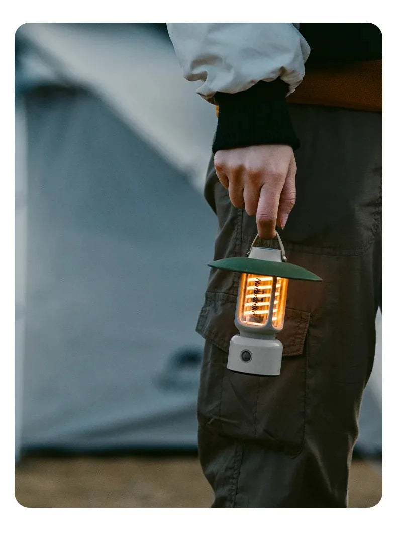 Naturehike rétro lanterne atmosphère lumière Camp lumière extérieure Camping lumière Camping cheval lumière charge tente lumière éclairage