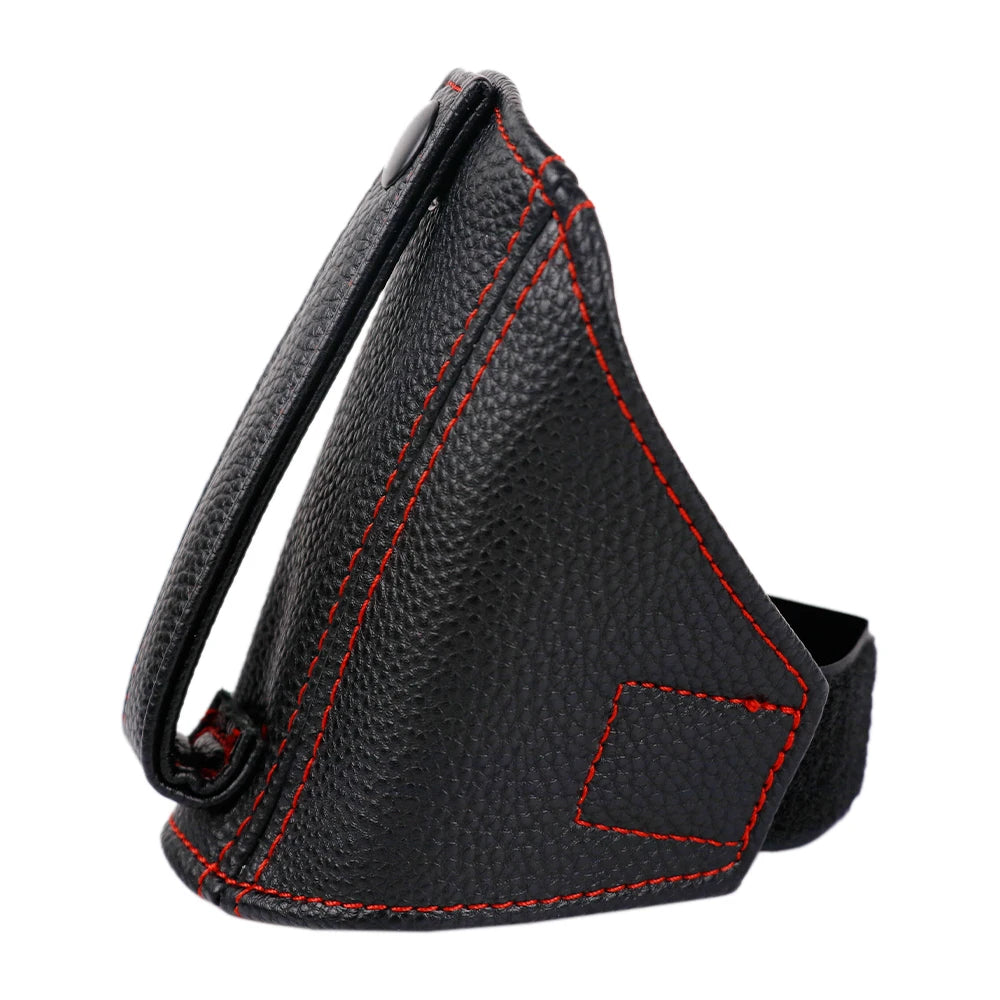 Soporte de cinturón de seguridad de cuero para asiento de cubo de coche de carreras JDM, guía y protector de cinturón