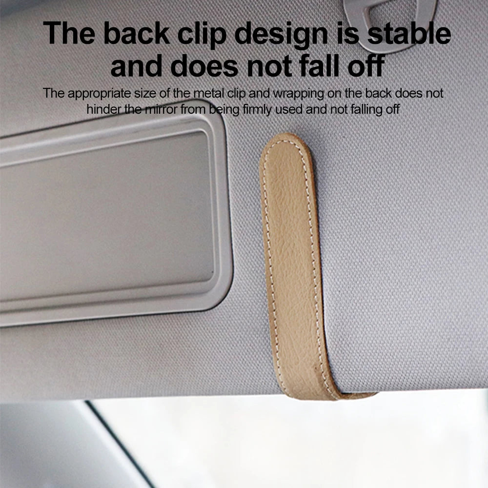 Universal Car Sunglass Clip, Ticket Holder, Fastener Support, Pen Case, Sun Visor, Car Accessories