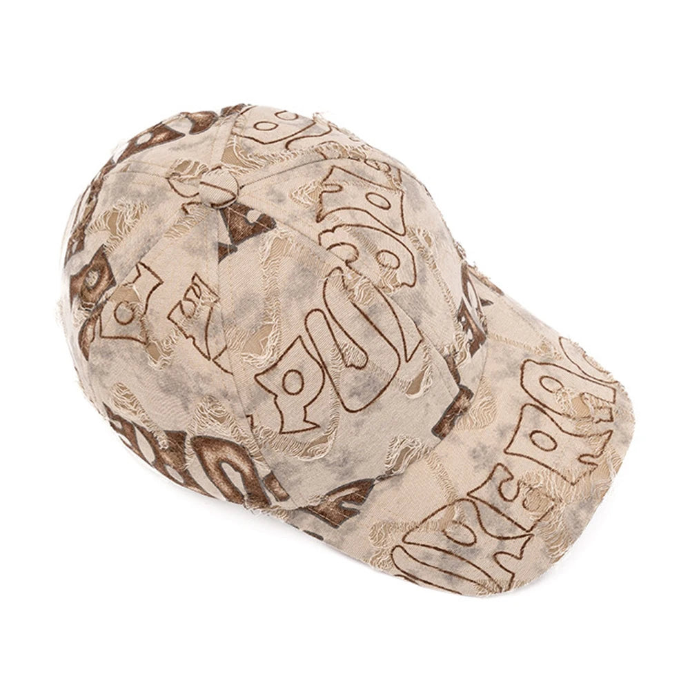 Gorra de béisbol marrón FS Fashion con letras para hombres, sombrero de lujo para mujeres, gorra de camionero informal, gorras streetwear de hip-hop, gorra de mujer