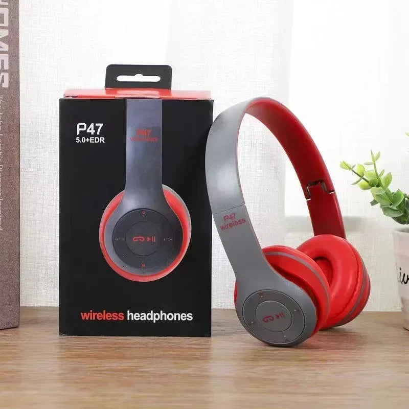 Bluetooth 5.0 Wireless Headset, Portable and Foldable, Multifunctional, for Bluetooth Connection, TF Card, Wired Connection