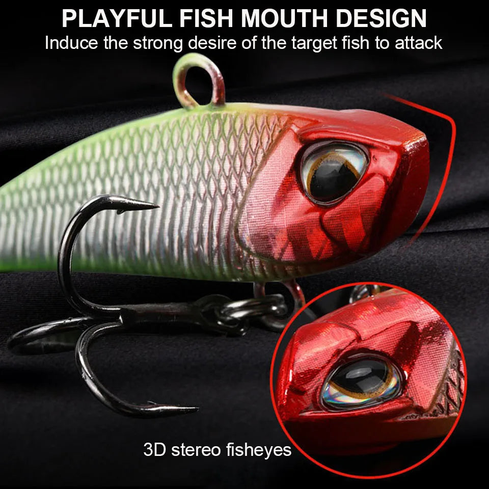 WALK FISH 7g 11g 15g 21g Spinner appât métal VIB leurre de pêche queue rotative Vibration paillettes japon Wobbler pêche à la traîne appât Pesca