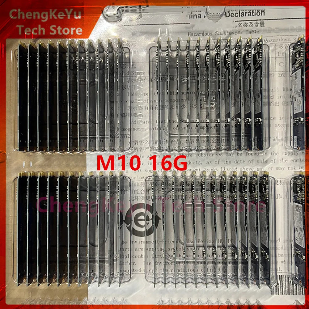 SSD M.2 PCIe 3.0 de deuxième génération M10 16G 32G 2280, original pour l'accélération de la mémoire Intel Optane, cache nvme neuf