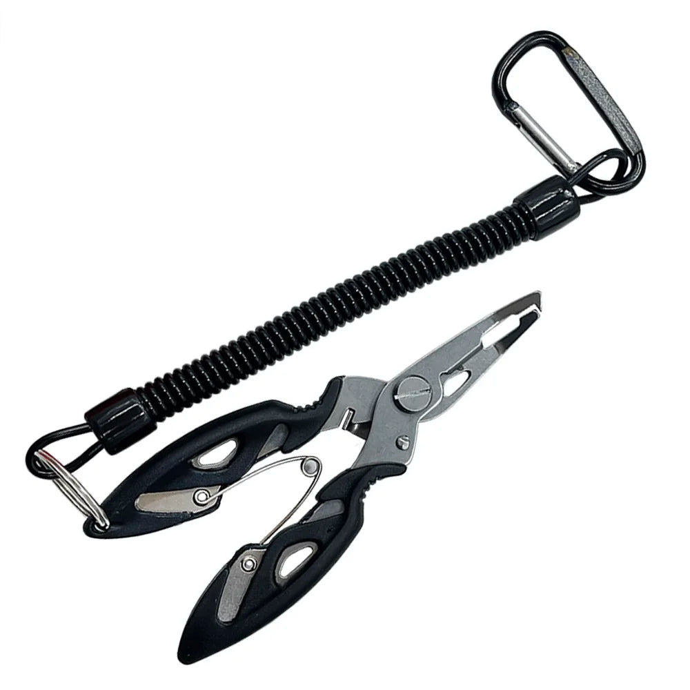 Stainless Steel Fishing Pliers, 21/17cm, Multifunctional Fish Controller Set, Spinning/Considering Fish, Fishing Gear